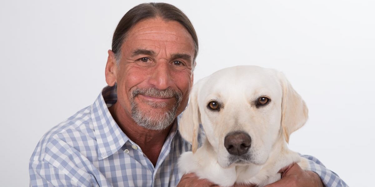 Dr. Rob Silver with Ollie