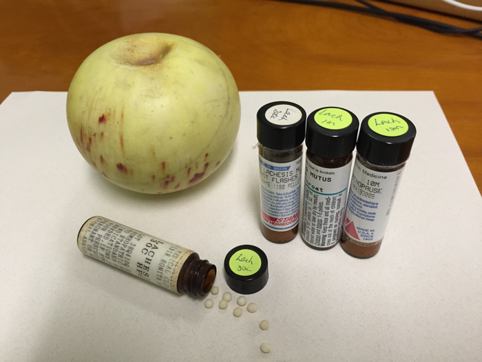 Lachesis pellets, vials