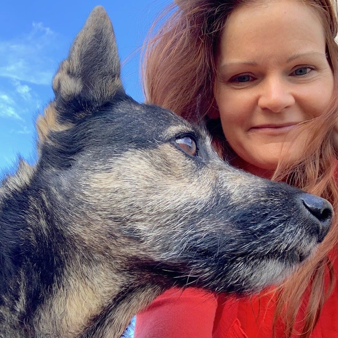 Kristine Traylor of Austin with Otto