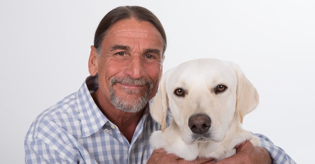 Dr. Rob Silver with Ollie